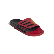 adidas Badeschuhe Adilette TND Manchester United (Klettverschluss, Cloudfoam Zwischensohle) rot/schwarz - 1 Paar